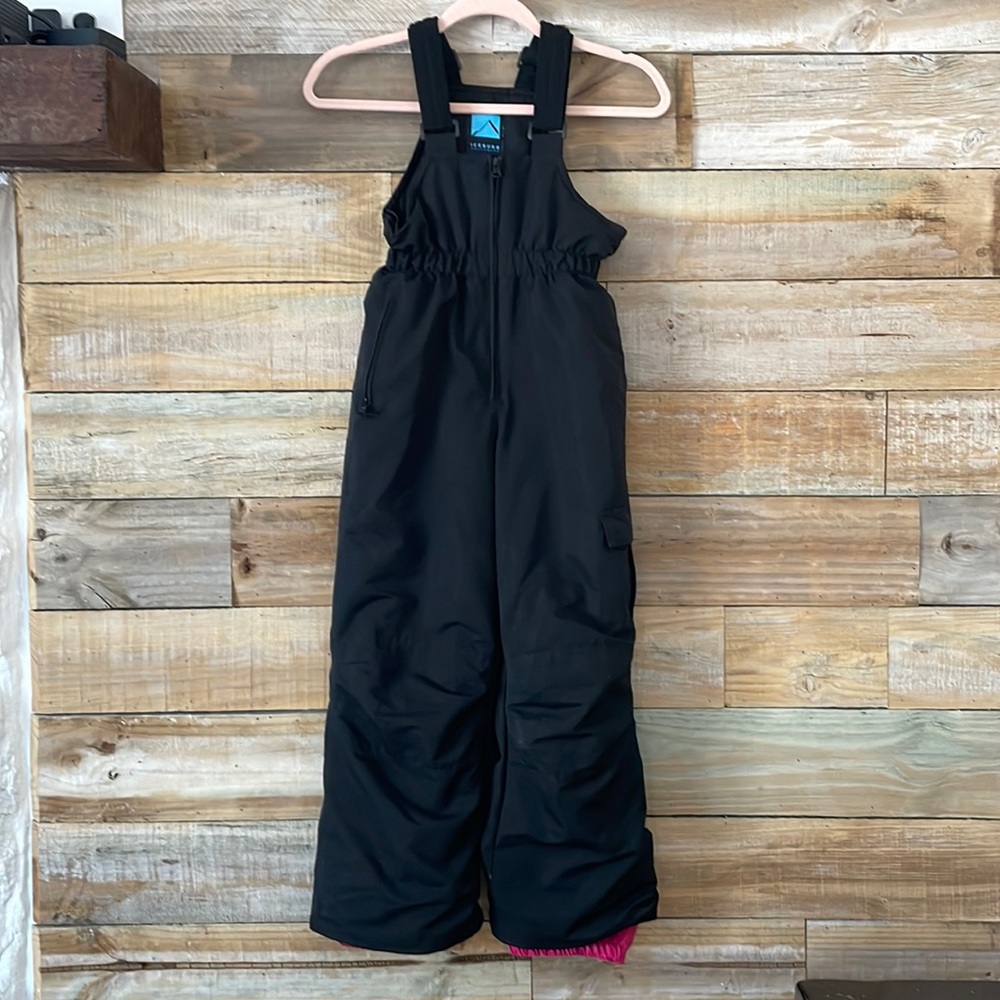 Girls Snow Bib Sz S (ages 7-8) ❄️ Iceberg Outerwear